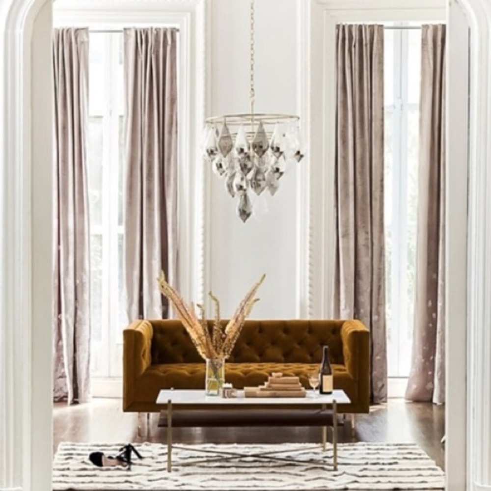 Anthropologie Velvet Curtain Panel